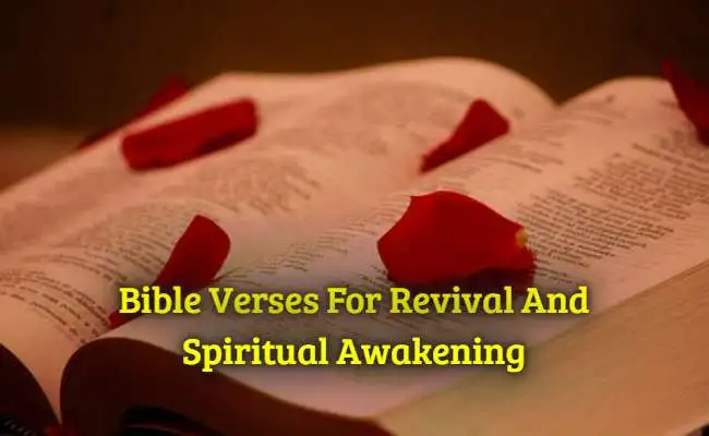 Bible Verses For Revival And Spiritual Awakening