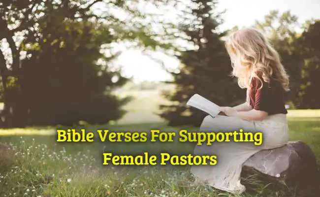 Bible Verses For Supporting Female Pastors