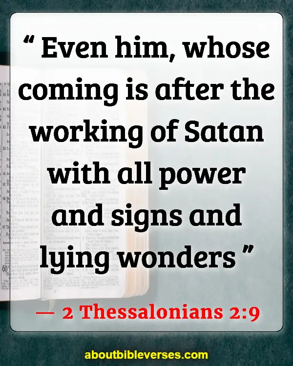 Bible Verses About The Devil In Disguise (2 Thessalonians 2:9)