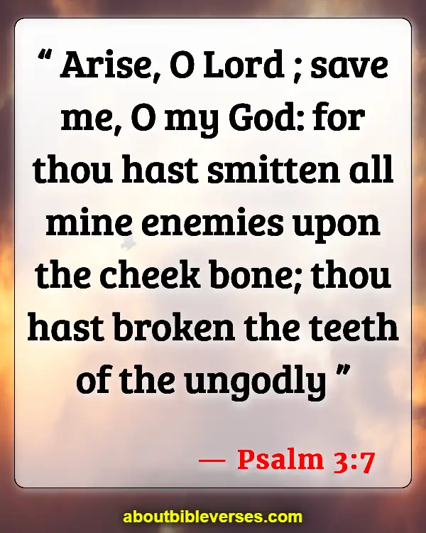 Most Powerful Psalms Against Enemies (Psalm 3:7)