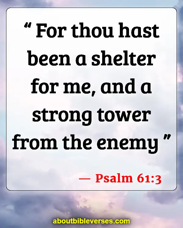 Most Powerful Psalms Against Enemies (Psalm 61:3)