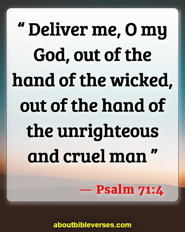 Most Powerful Psalms Against Enemies (Psalm 71:4)