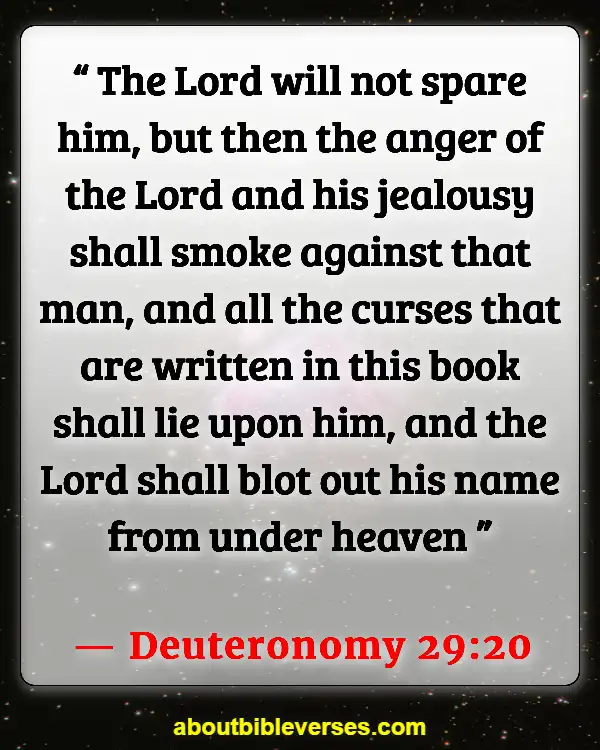 Scariest Bible Verses (Deuteronomy 29:20)