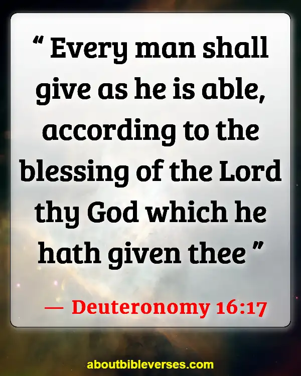 Scriptures With Fasting For Financial Breakthrough (Deuteronomy 16:17)