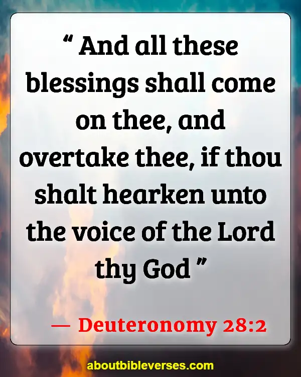 Bible Verses About Curses And Blessings (Deuteronomy 28:2)