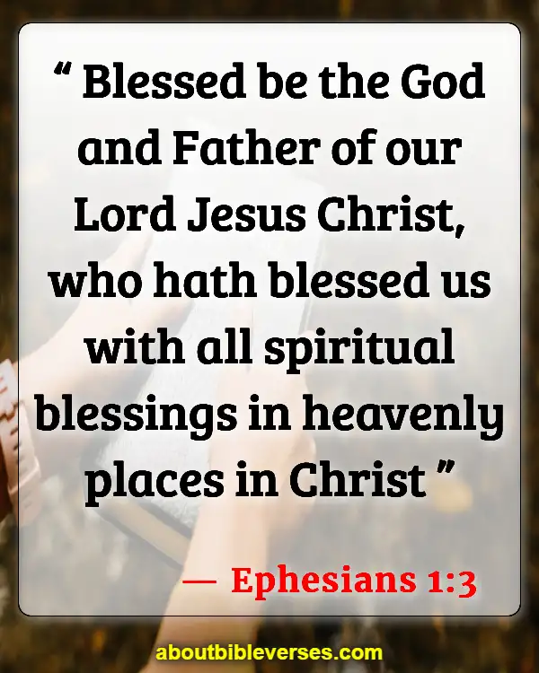 Bible Verses About Curses And Blessings (Ephesians 1:3)
