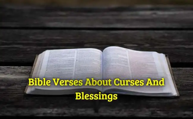 Bible Verses About Curses And Blessings