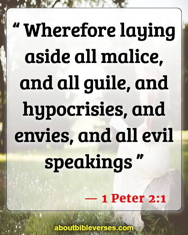 Bible Verses About Making Fun Of Others (1 Peter 2:1)