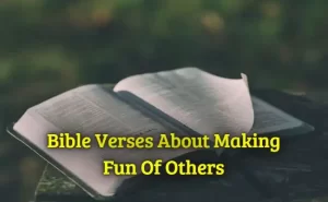 Bible Verses About Making Fun Of Others