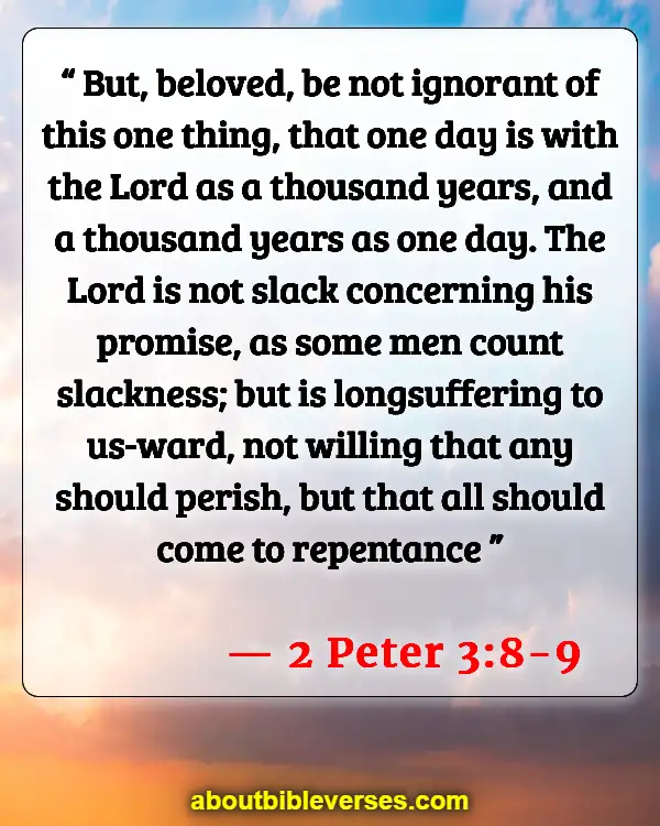 Bible Verses About Patience And Gods Timing (2 Peter 3:8-9)