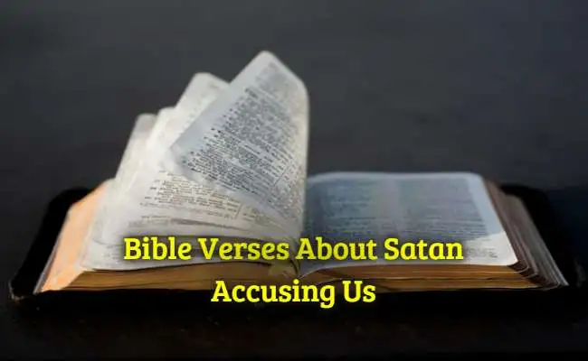 Bible Verses About Satan Accusing Us