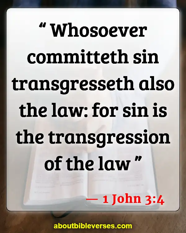Bible Verses About Sin And Hell (1 John 3:4)