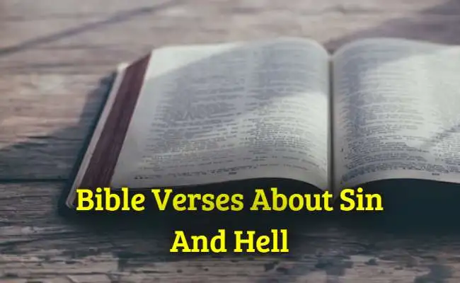 Bible Verses About Sin And Hell