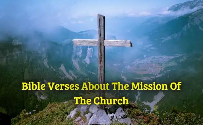 Bible Verses About The Mission Of The Church