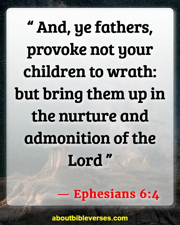 Bible Verses About Family Problems Solution (Ephesians 6:4)