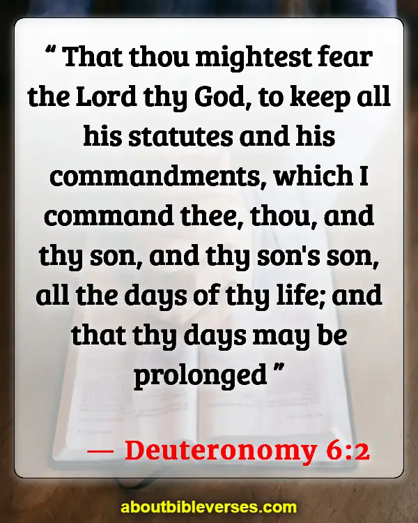 Bible Verses For Grandparents And Grandchildren (Deuteronomy 6:2)
