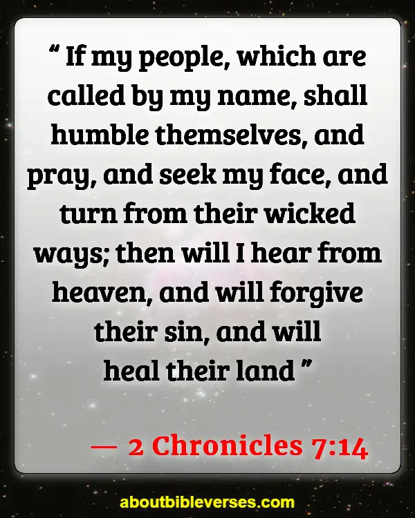 Bible Verses About Actions And Consequences (2 Chronicles 7:14)