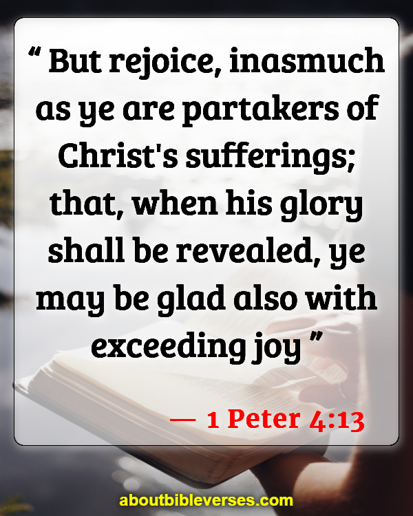 Bible Verse Serving God With Joy In Your Youth (1 Peter 4:13)