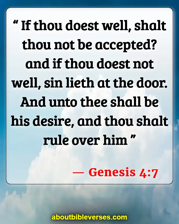 Bible Verses About Actions And Consequences (Genesis 4:7)