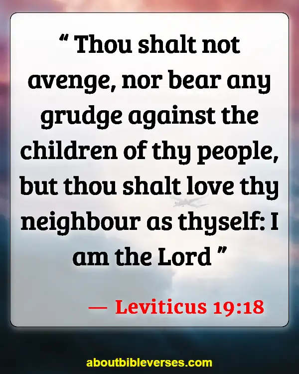 Bible Verses About Love One Another (Leviticus 19:18)