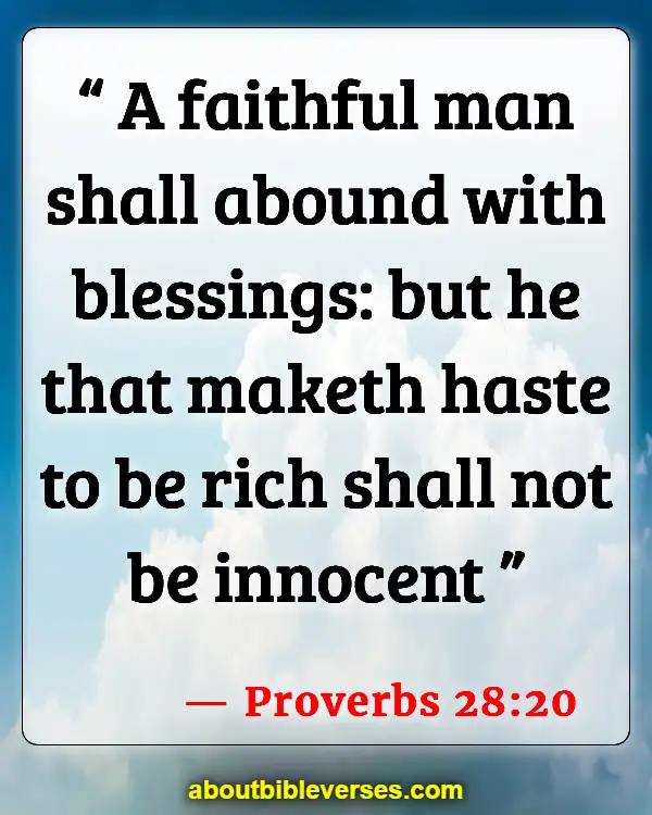 Bible Verses For Money Problems (Proverbs 28:20)