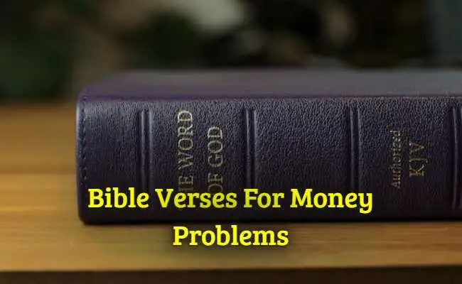 Bible Verses For Money Problems