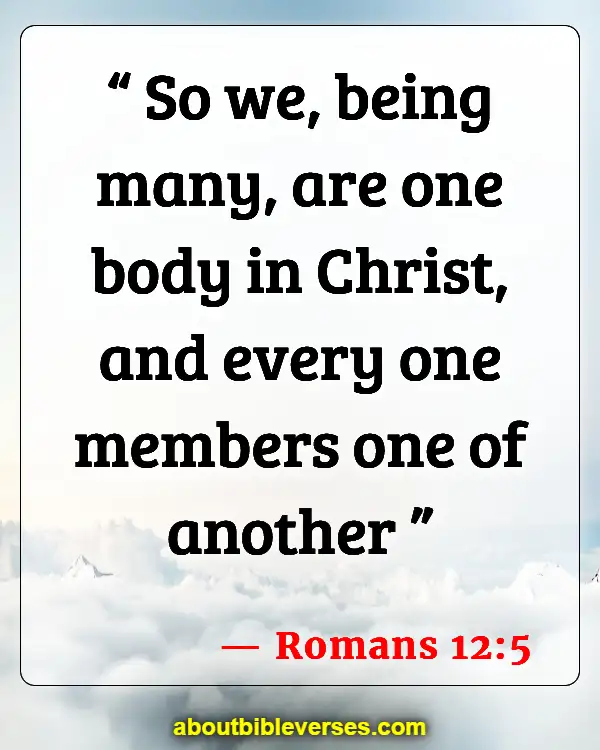 Bible Verses On Friendship With Jesus (Romans 12:5)
