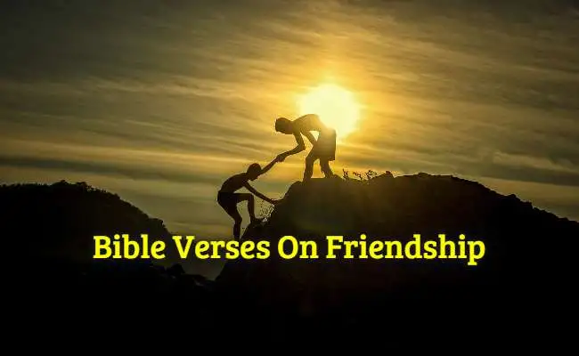 Bible Verses On Friendship