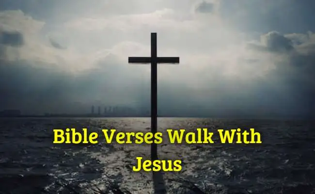 Bible Verses Walk With Jesus