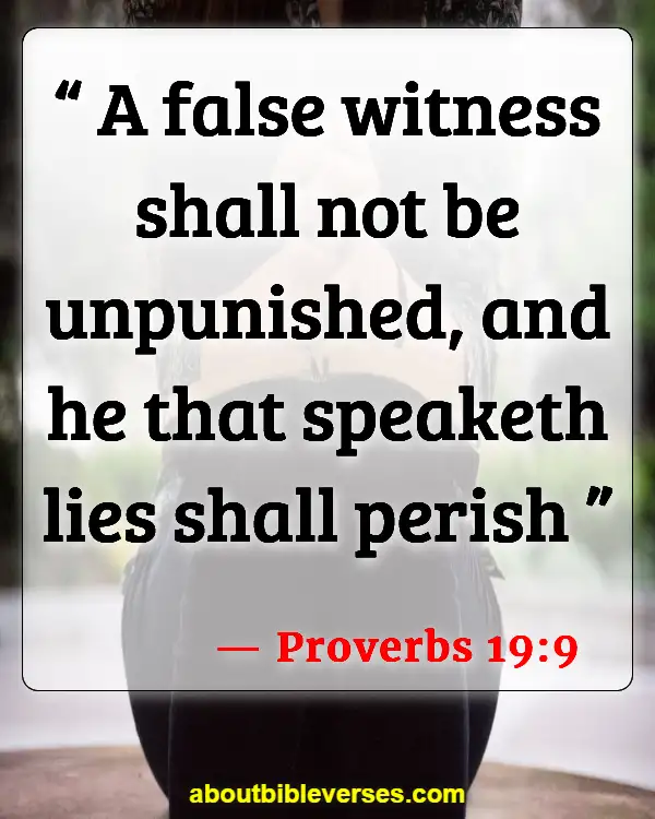 Consequences Of Dishonesty In The Bible (Proverbs 19:9)