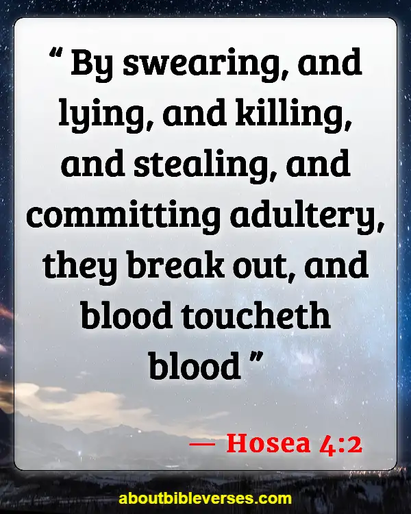 Consequences Of Hypocrisy In The Bible (Hosea 4:2)