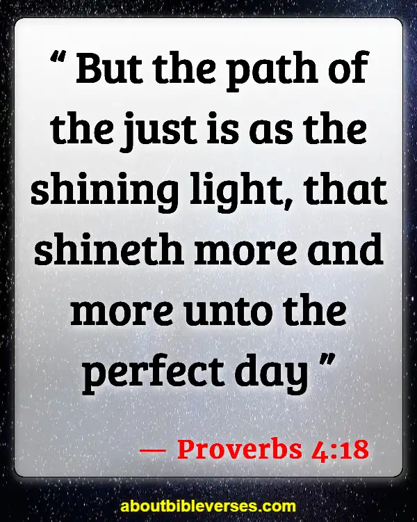 Good Morning Bible Verses (Proverbs 4:18)