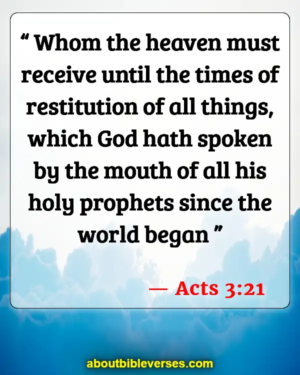 Powerful Prophetic Bible verses (Acts 3:21)