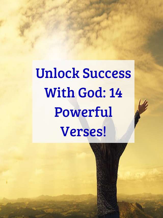 Unlock Success with God_ 14 Powerful Verses!