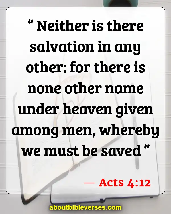 Bible Scripture On Power In The Name Of Jesus (Acts 4:12)